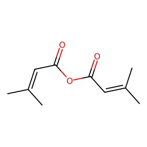 2-Butenoic acid, 3-methyl-, 1,1'-anhydride structure