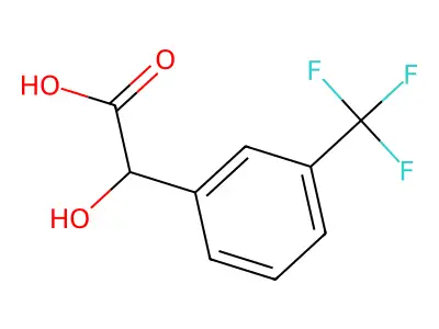 DL-2-(3-Trifluoromethyl)phenylglycollic acid structure