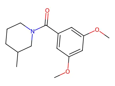 (3,5-Dimethoxyphenyl)-(3-methylpiperidin-1-yl)methanone structure