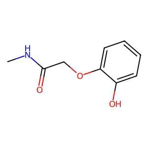 2-(2-hydroxyphenoxy)-N-methylacetamide structure