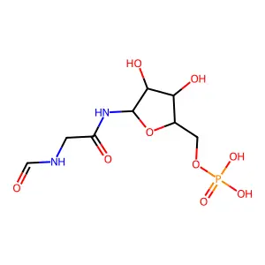 Phosphoribosyl-N-formylglycineamide structure