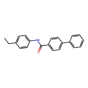 N-(4-ethylphenyl)[1,1'-biphenyl]-4-carboxamide structure
