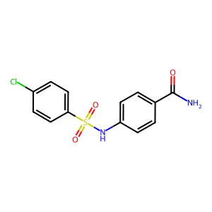 4-{[(4-Chlorophenyl)sulfonyl]amino}benzamide structure