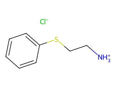 Ethanamine, 2-(phenylthio)-, hydrochloride structure