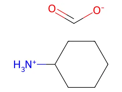 Formic acid, compd. with cyclohexanamine (1:1) structure