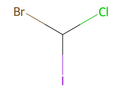 Methane, bromochloroiodo- structure