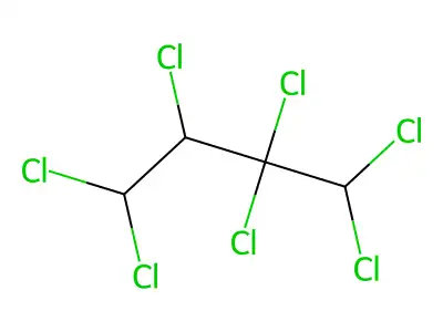 1,1,2,2,3,4,4-Heptachlorobutane structure