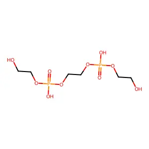 3,5,8,10-Tetraoxa-4,9-diphosphadodecane-1,12-diol, 4,9-dihydroxy-, 4,9-dioxide structure