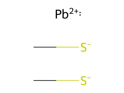 Methanethiol, lead(2+) salt (2:1) structure