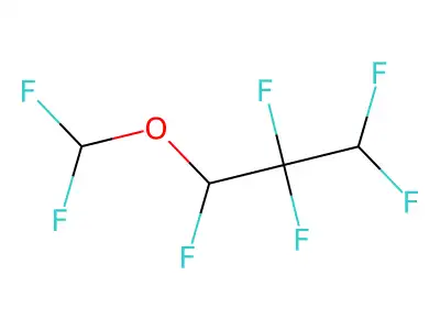 1-(Difluoromethoxy)-1,2,2,3,3-pentafluoropropane structure