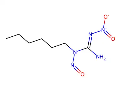 Guanidine, 1-hexyl-3-nitro-1-nitroso- structure