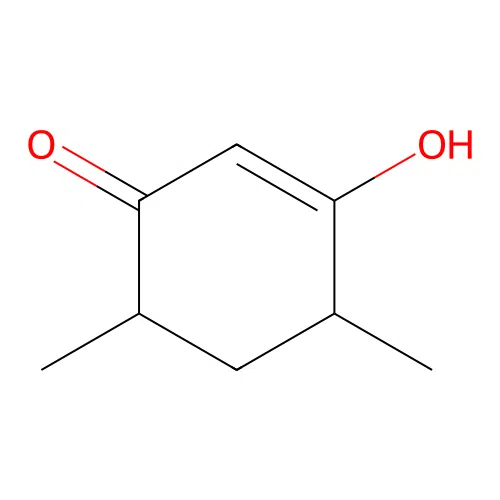 3-Hydroxy-4,6-dimethyl-cyclohex-2-enone structure
