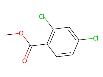 Methyl 2,4-dichlorobenzoate structure