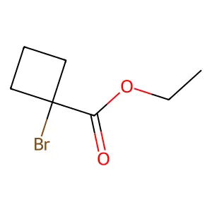 Ethyl 1-bromocyclobutanecarboxylate structure