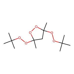 3,5-Bis[(tert-butyl)dioxy]-3,5-dimethyl-1,2-dioxolane structure