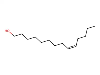 Tetradec-9-en-1-ol structure
