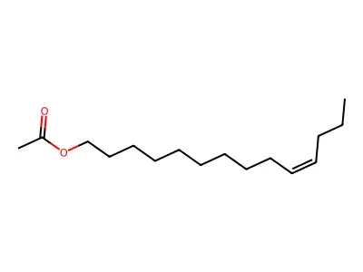 10-Tetradecen-1-ol, acetate, (10Z)- structure
