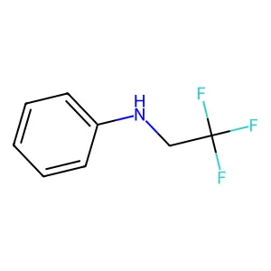 Aniline, N-(2,2,2-trifluoroethyl)- structure