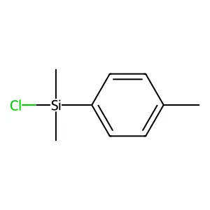 Benzene, (chlorodimethylsilyl)methyl- structure