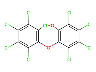2-Hydroxynonachlorodiphenyl ether structure
