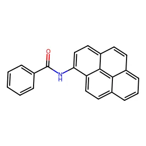 N-(1-pyrenyl)benzamide structure