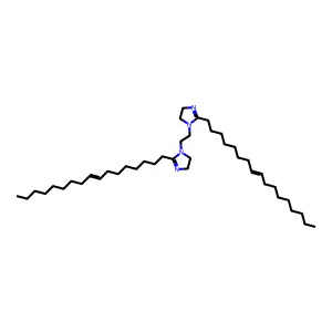 1,1'-(1,2-Ethanediyl)bis[2-(8-heptadecen-1-yl)-4,5-dihydro-1H-imidazole] structure
