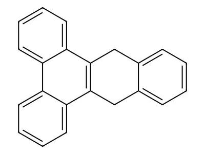 Benzo(b)triphenylene, 9,14-dihydro- structure