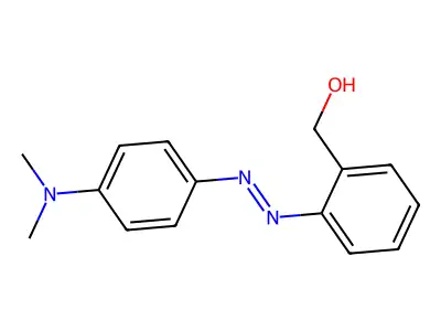 3'-Hydroxymethyl-N,N-dimethyl-4-aminoazobenzene structure