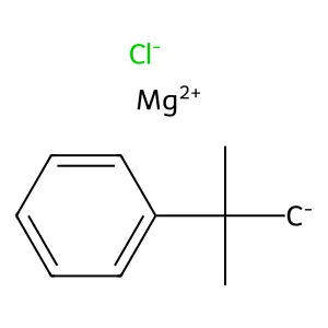 Magnesium, chloro(2-methyl-2-phenylpropyl)- structure