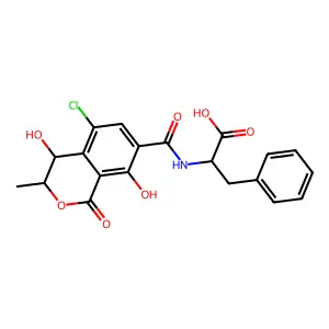 4-Hydroxyochratoxin A structure