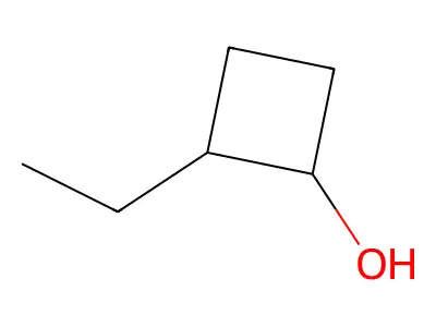 2-Ethylcyclobutanol structure