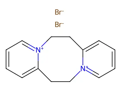 Dibenzo(a,e)-1,5-diazocinium, 5,6,11,12-tetrahydro-, dibromide structure