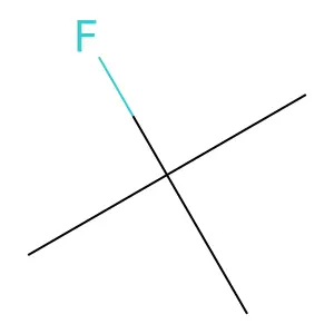 Propane, 2-fluoro-2-methyl- structure
