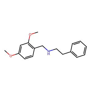 (2,4-Dimethoxybenzyl)(2-phenylethyl)amine structure