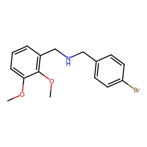 (4-Bromobenzyl)(2,3-dimethoxybenzyl)amine structure