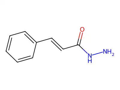 3-Phenyl-2-propenoic acid hydrazide structure