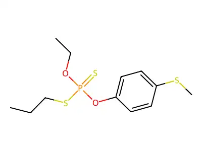 Sulprofos structure
