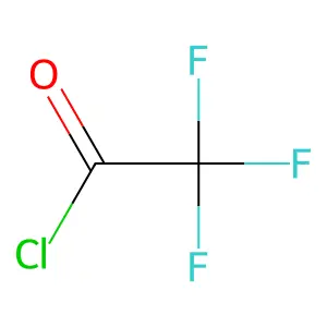 Trifluoroacetyl chloride structure