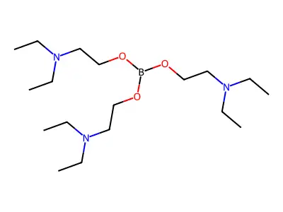 Tris(2-(diethylamino)ethyl) borate structure