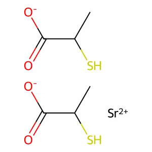 Strontium bis(2-mercaptopropionate) structure