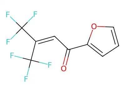 2-Buten-1-one, 1-(2-furyl)-4,4,4-trifluoro-3-trifluoromethyl- structure