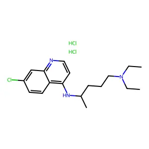 Chloroquine Hydrochloride structure