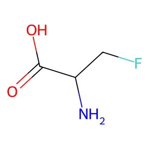 beta-fluoro-L-alanine structure