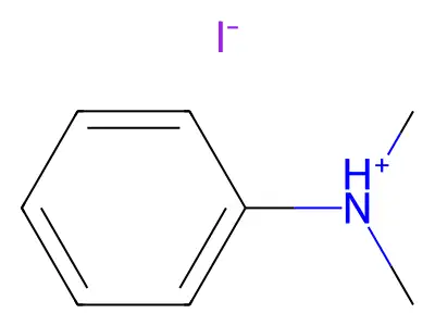 Aniline, N,N-dimethyl-, hydriodide structure