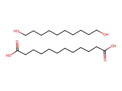decane-1,10-diol; dodecanedioic acid structure