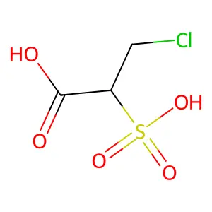 3-Chloro-2-sulfopropionic acid structure
