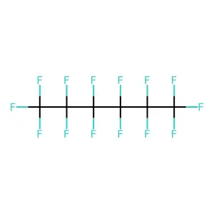 Perfluorohexane structure