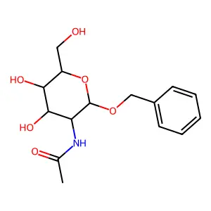 benzyl N-acetyl-alpha-D-galactosaminide structure