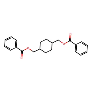 1,4-Bis(benzoyloxymethyl)cyclohexane structure