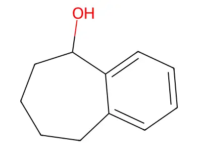 5H-Benzocyclohepten-5-ol, 6,7,8,9-tetrahydro- structure